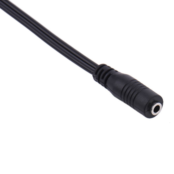 Cable Adaptador de Audio de Jack 3.5mm Hembra a 2 RCA Macho para TV Amplificador 40 cm