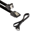 Cable de datos HDD SATA 3.0 6 Gbp/s ACODADO 90º 40 cm NEGRO