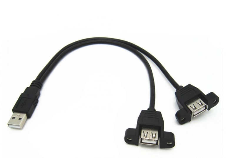 Cable Alargador Usb Cm Macho A Doble Hembra Leantec Es