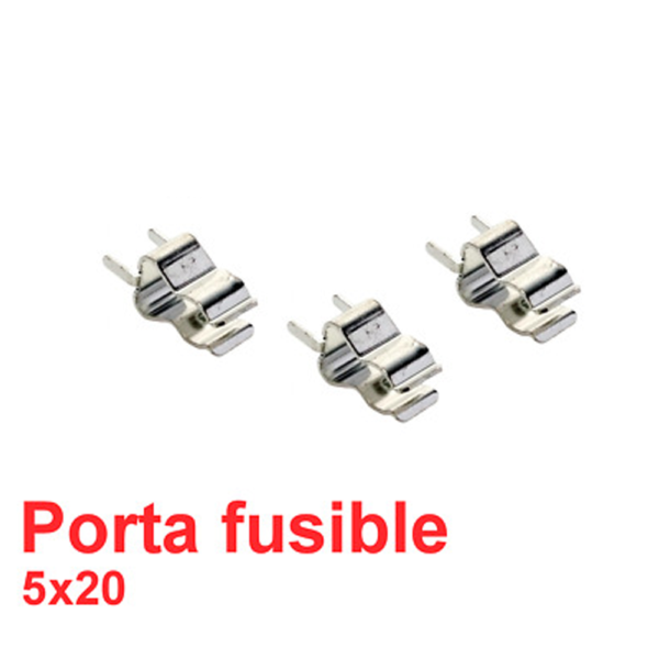 5x Porta fusible 5x20 circuito impreso PCB