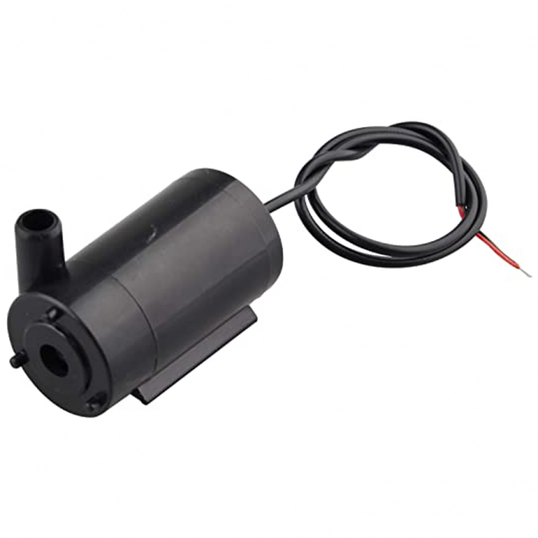 MINI BOMBA SUMERGIBLE DE AGUA DC 3V 120L/H COLOR NEGRO ARDUINO | Leantec.ES