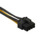 Cable de Alimentacion Tarjeta Gráfica 8 Pines (6+2) PCI Express PCIe a Doble Molex 18cm