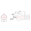 Boquilla Extrusora  MK8 0.4mm 1.75mm  Reprap Makerbot 3d REF1983