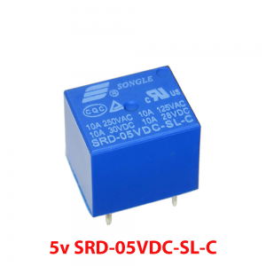 Rele 5v 10A SRD-05VDC-SL-C PCB soldar superficie REF2034