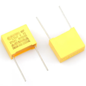 2x Condensador de seguridad MKP X2 0.33uF 334K AC 275V 22.5mm