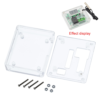 Caja Carcasa ABS transparente Termostato W1209 DC 12V controlador temperatura