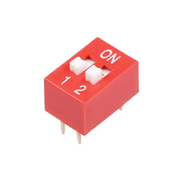 Interruptor DIP Switch 2 Posiciones (2P) - Paso 2.54 mm