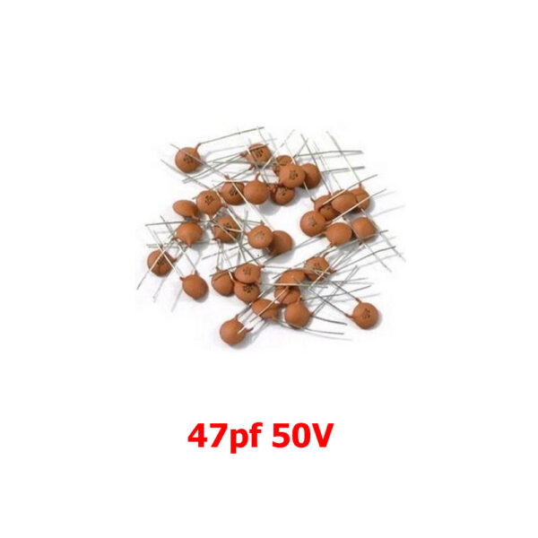 50x Condensador ceramico 47 pF 50v PCB PIC Arduino - CERAMIC CAPACITOR