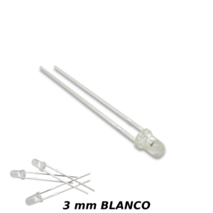 kit 25 DIODOS LEDS 3MM (5 COLORES)