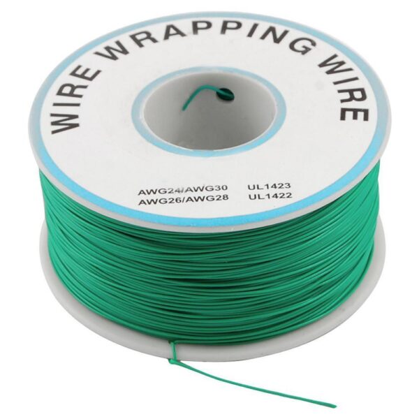 ROLLO 11 METROS CABLE AWG30 VERDE