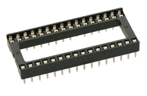 10x Zocalo integrado 32 PINs DIP 32 Socket doble contacto 0,6 "