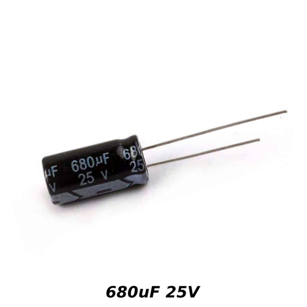 7x Condensador electrolitico 680uF 25v 105º C