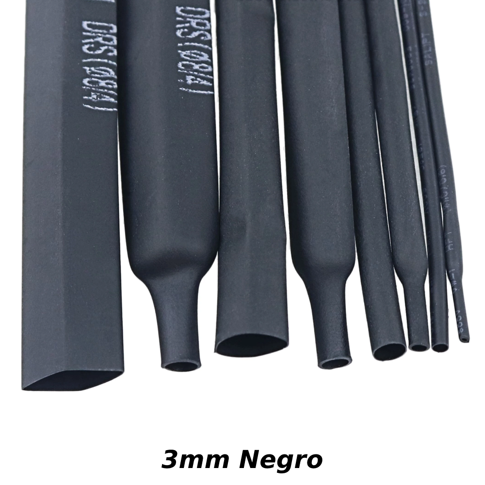 Termoretráctil Negro 2-6mm