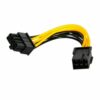 Cable extension alimentacion GPU PCI express 6 pin Hembra a 8 pines Macho REF2120