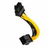 Cable extension alimentacion GPU PCI express 6 pin Hembra a 8 pines Macho REF2120