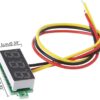 Mini Voltimetro 100v DC 0,36 Pulgadas 3 hilos Amarillo REF2125