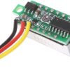 Mini Voltimetro 100v DC 0,36 Pulgadas 3 hilos Amarillo REF2125