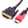 Cable Adaptador HDMI Macho a DVI 24+1 Macho 1,5m Conectores Dorados REF2195