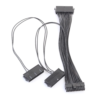 Cable alimentacion 24 pin (20+4) macho a 3x 24 pin hembra mineria REF2236