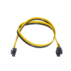 Cable alimentacion 6 pin macho PCI-e a 8 pin (6 + 2) macho PCI-e a GPU 50CM