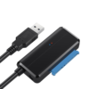 Cable adaptador de USB 3.0 a SATA 2.5 / 3.5" Conector Jack 12V DC 2A