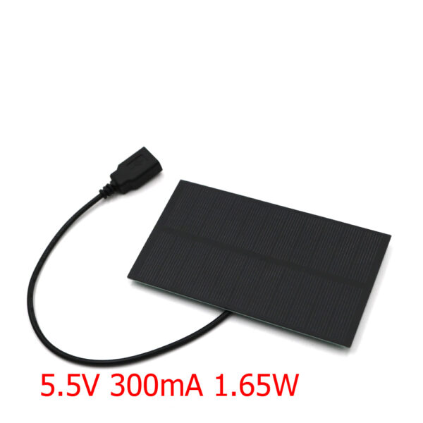 Mini panel solar 1.65W 5V