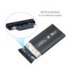 Carcasa para Disco Duro Externo S-ATA 2.5'' USB 3.0 Caja Funda de Cuero SATA HDD