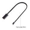 Cable ventilador Hub PWN 1 To 4-Pin PWM CPU Fan Hub Splitter Divisor