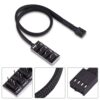 Cable ventilador Hub PWN 1 To 4-Pin PWM CPU Fan Hub Splitter Divisor