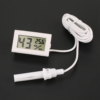 Termohigrometro Termometro LCD digital temperatura y humedad CON SONDA BLANCO