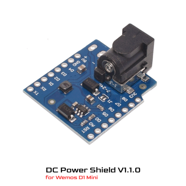 Módulo Shield Fuente de alimentación Wemos Dc Power Shield para Wemos D1 Mini