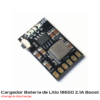 Placa alimentación DC 5V 2.1A 4,2 V carga-descarga protección batería 3.7V 18650