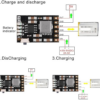 Placa alimentación DC 5V 2.1A 4,2 V carga-descarga protección batería 3.7V 18650