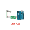 HX711 Modulo Conversor + Celda Carga 20 kg Load Cell Conversor A/D 24bits