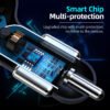 Cargador movil mechero coche Quick Charge 3.0 3.1A 4 puertos 48W 7A