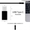 2x ADAPTADOR UNIVERSAL CABLE MICRO USB A TIPO C OTG NEGRO