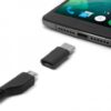 2x ADAPTADOR UNIVERSAL CABLE MICRO USB A TIPO C OTG NEGRO