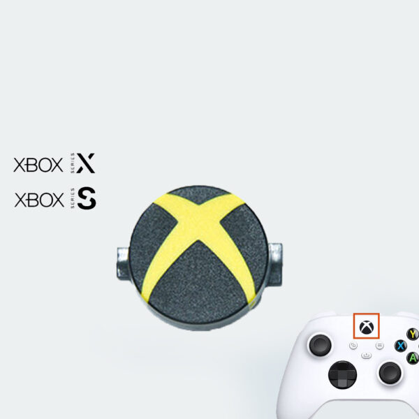 Reemplazo Boton Tecla INICIO para mandos de Xbox Series S/X AMARILLO