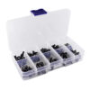 KIT 200 micro pulsadores 4 pin 6x6 mm diferentes tamaños + CAJA
