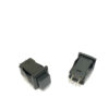 Pulsador panel cuadrado ON OFF 220V 1A - NEGRO