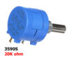 Potenciometro 20K OHM Precision Multivuelta -  resistencia variable 2w 3590S