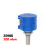 Potenciometro 200 OHM Precision Multivuelta -  resistencia variable 2w 3590S