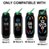 Correa Repuesto Pulsera Goma Brazalete Compatible Mi Band 7 6 5 Amazfit 5 Blanco