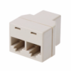 Adaptador de cable Ethernet RJ45 divisor de cable 1 en 2 CAT 5/CAT 6 LAN