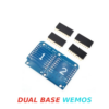 Modulo Shield Dual Base WeMos Protoboard doble cara para Wemos D1 mini ESP8266