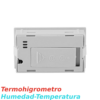 Termohigrometro termometro higrometro digital temperatura y humedad Blanco