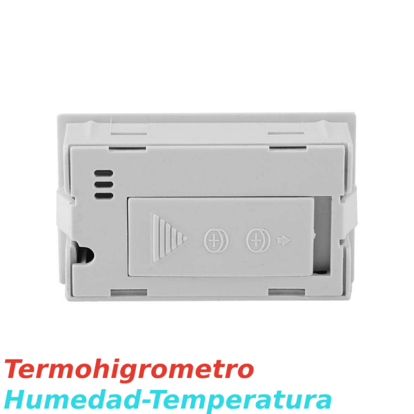 Termohigrometro termometro higrometro digital temperatura y humedad Blanco