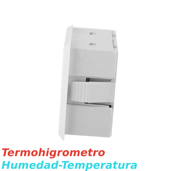 Termohigrometro termometro higrometro digital temperatura y humedad Blanco