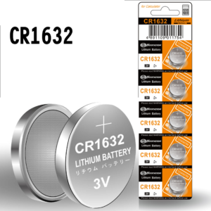 5x Pila boton bateria original Litio CR1632 3V DL1632 ER1632 GPR1632 Koonenda