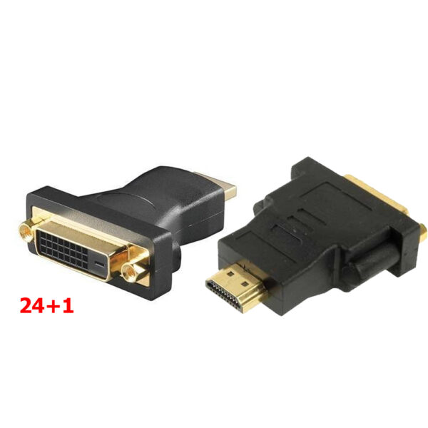 Adaptador HDMI Macho a DVI-I 24+1 Hembra